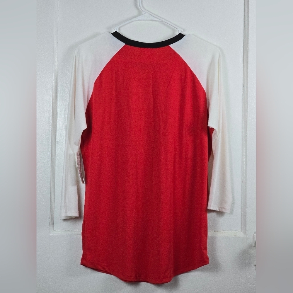 NWT Lularoe Randy Ringer Top Size M - Picture 2 of 7